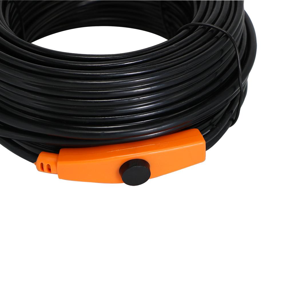 MINCO HEAT 1~49m 16w/m Pipe Anti-Freeze Protection Self-regulating Heating Cable with Mini Temperature Controller Warm Wire