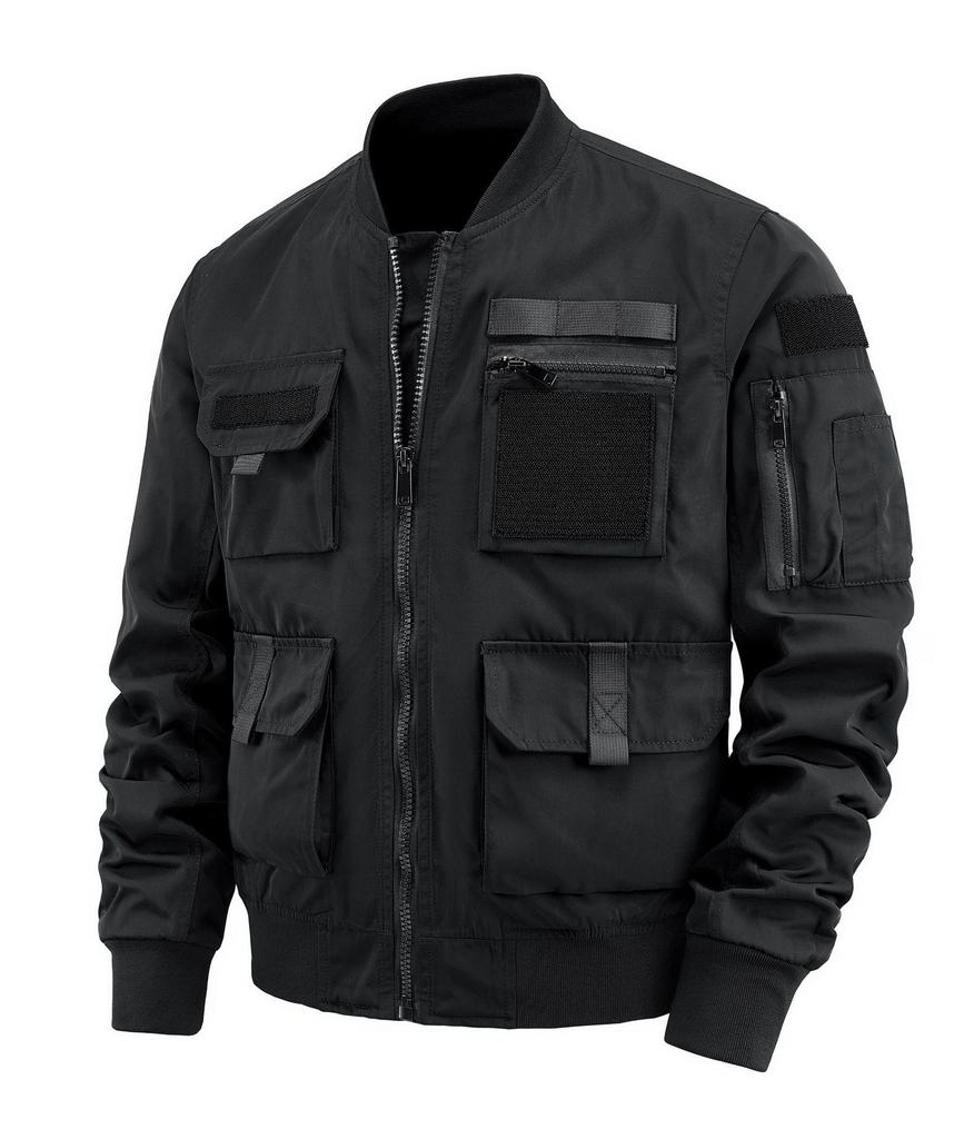 Multi-Pocket Waterproof Mountain-Style Windbreaker for Outdoor Camping