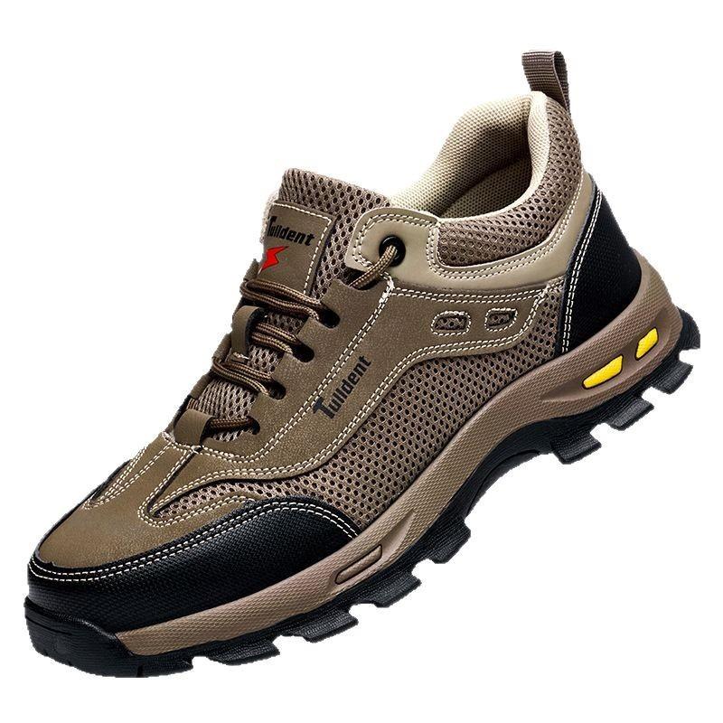 Men's summer deodorant breathable tooling shoes, anti-smashing, anti-piercing, wear-resistant, safe construction site electrical insulating shoes