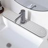 Fast Drying Faucet Mat for Kitchen Sink Water Absorbent Stone Sink Tray Non-Slip Sink Faucet Diatomite Mats for Bathroom Counter