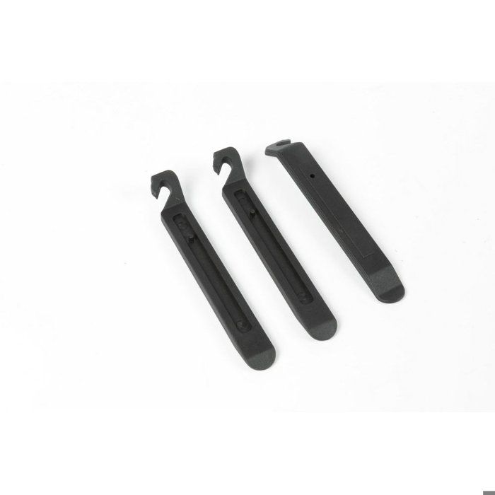 Kit de démonte-pneus - ON BIKE - 3 pièces - Plastique - Noir - Crochet