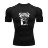 Men's Quick Dry Compression Fitness T-Shirt, Casual Spooky C