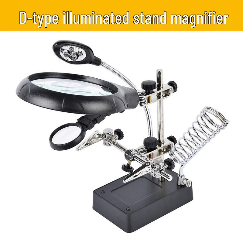 Rotating Universal Soldering Iron Stand with Clip for Jewelry Repair and Welding