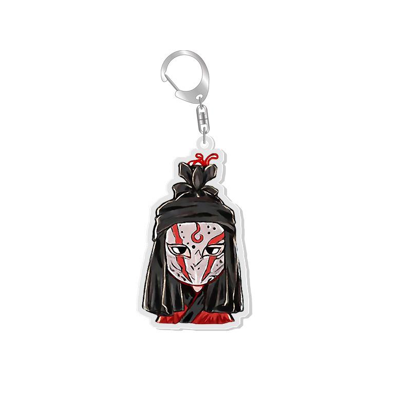 Ehrenwort Schlüsselanhänger Shan He Ling Niedliche Figur Wen Kexing Zhou Zishu Anhänger Schlüsselanhänger Damen Schlüsselring Schmuck Geschenke