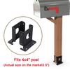 Adjustable Deck Post Anchors Base Brackets Portable Sturdy Reinforced Accessory for Secure Deck Structure Support