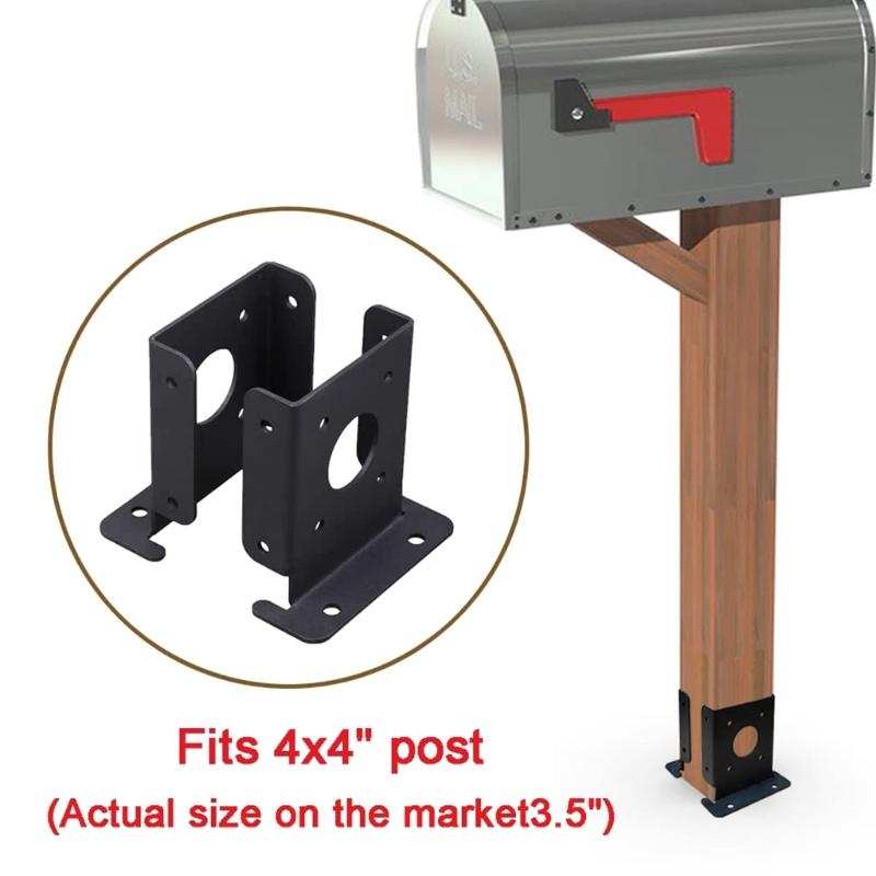 Adjustable Deck Post Anchors Base Brackets Portable Sturdy Reinforced Accessory for Secure Deck Structure Support