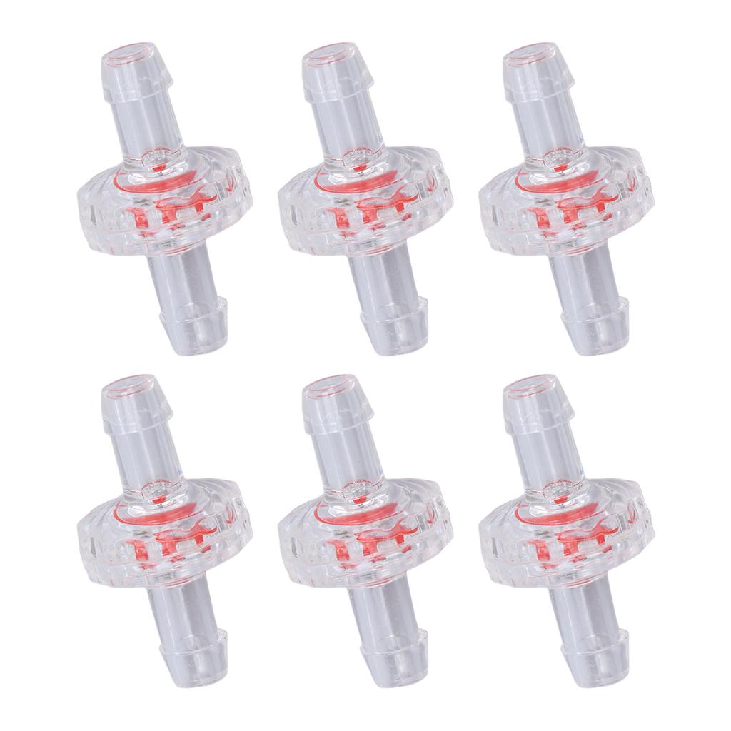 10 Stück Rückschlagventil 1 Weg PP Kunststoff Schlauch Wasserstopp Membran Tülle für Lufteinlass Zufuhr 5mm