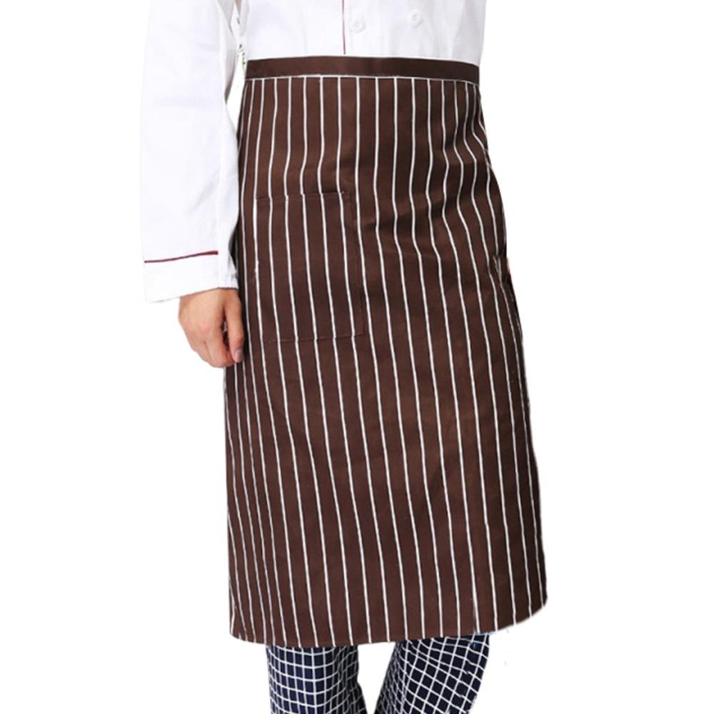 Unisex Waist Apron Black Short Half Waist Apron Fashion Short Apron  Chef