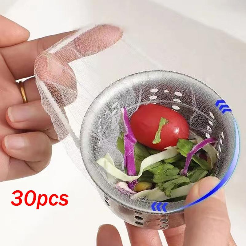 

300/200/100/10 шт. Одноразовые сетчатые фильтры для раковины, фильтр для кухонной раковины, сливное отверстие, антиблокировочное утолщение, чистящие фильтры