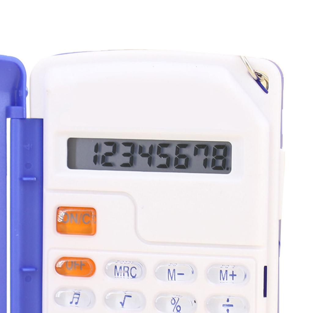Small Calculator Portable Colorful Multifunctional Students Calculator with Flip Cover for Kids