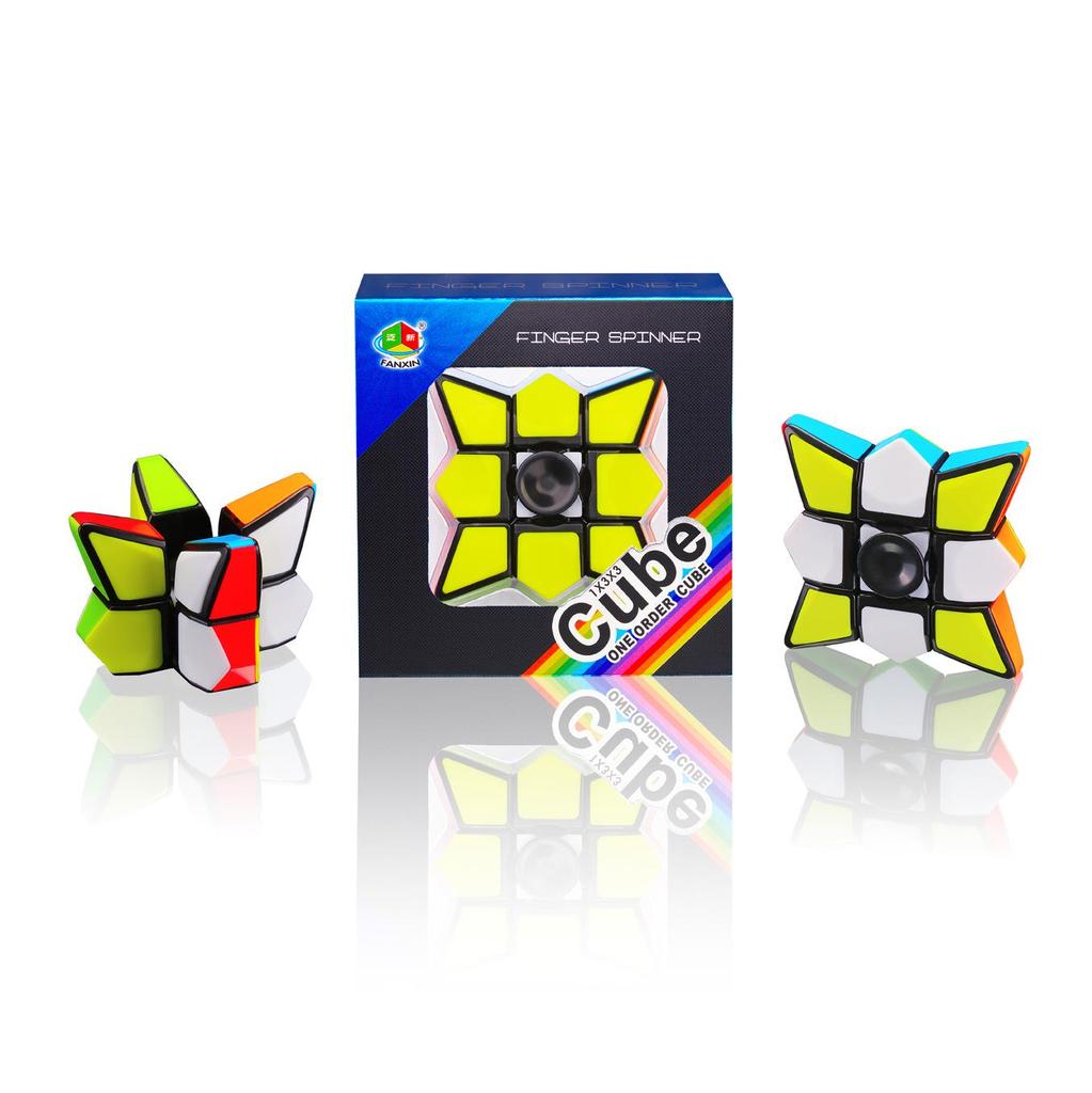 Fanxin 133 Silent One-Layer Magic Cube Spinner for Kids and Adults - Educational and Stress-Relief Toy