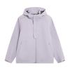 Li Ning Outdoor CF Shell Флисовая Водонепроницаемая Ветрозащитная Дышащая Прочная Теплая Куртка Три-в-Одном Куртка Унисекс Фиолетовая AWBV077-7