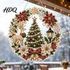 Home Decoration Ornaments Christmas Faux Pearl Art Hanging Ornament Kit Acrylic Glowing Holiday Decor Garden for Tree Window DIY Festive Pendant