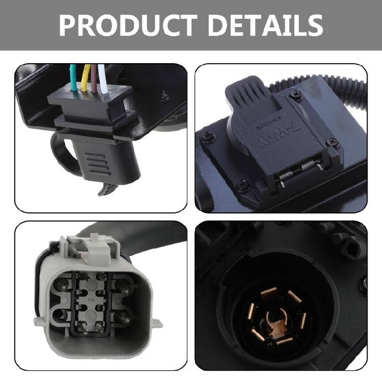 4 & 7 Pin Plug for F250 F350 Pickup Truck Super Duty 1999-2001