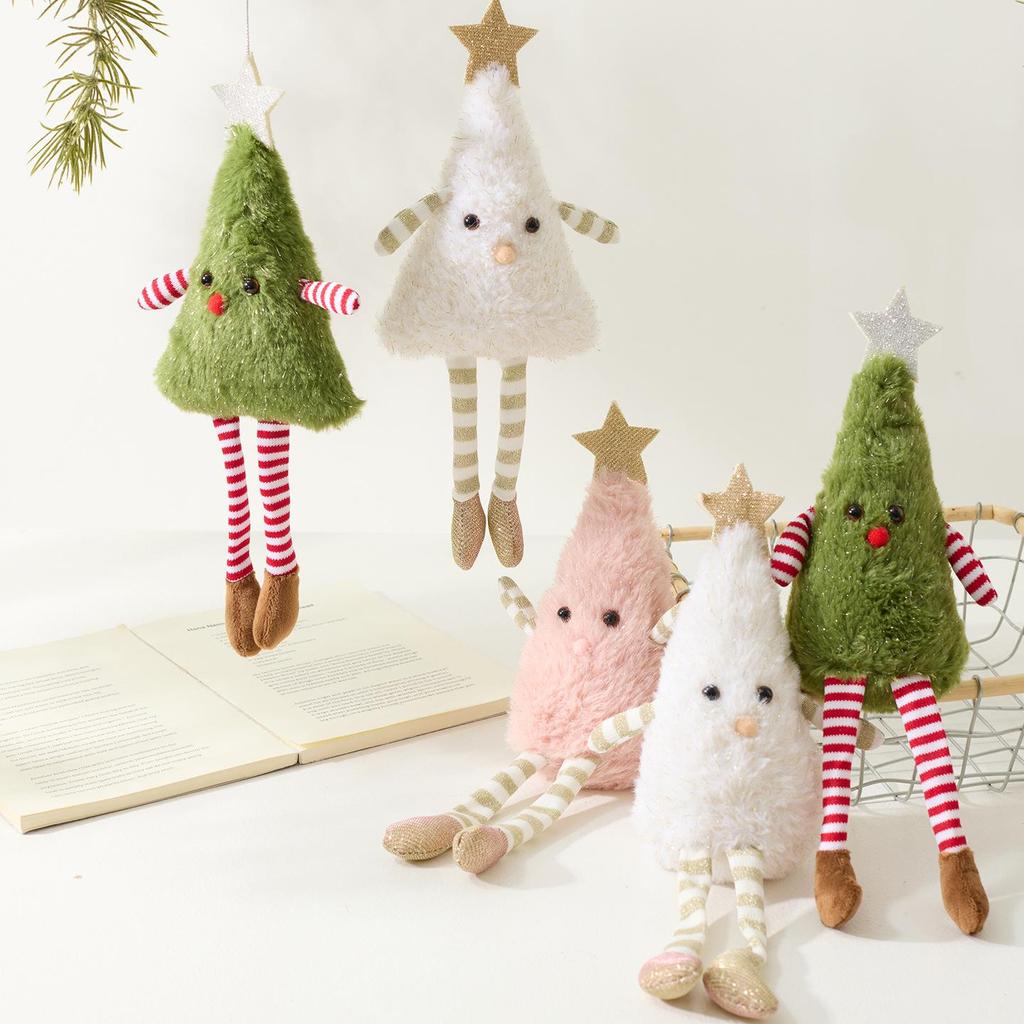 Creative Plush Christmas Tree Ornaments & Wreaths - Ideal Photography Props