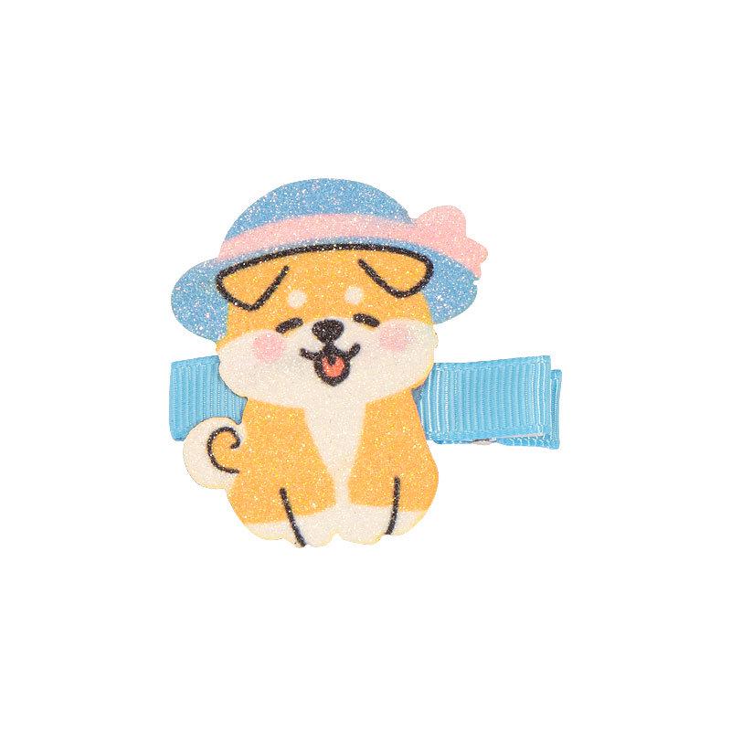 Summer Cartoon Pet Dog Hairpin: Super Cute Animal Parent-Child Holiday Hair Accessories for Babies