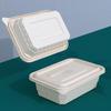 Disposable 500ml Rectangular Corn Starch Takeout Container