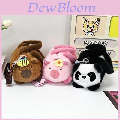 Adorable Capybara Plush Cartoon Handheld Purse Stylish Kids Crossbody Bag For 2024