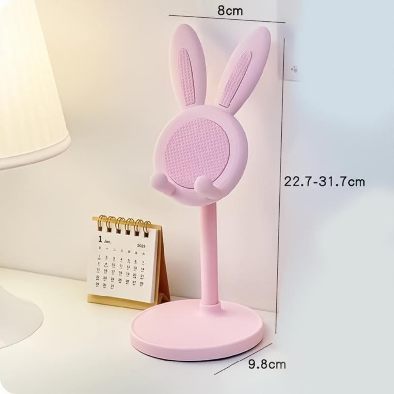 Mobile Device Holder Plastic Multiple Angle Adjustment Stable Support For Smartphones Tablets Students Workers