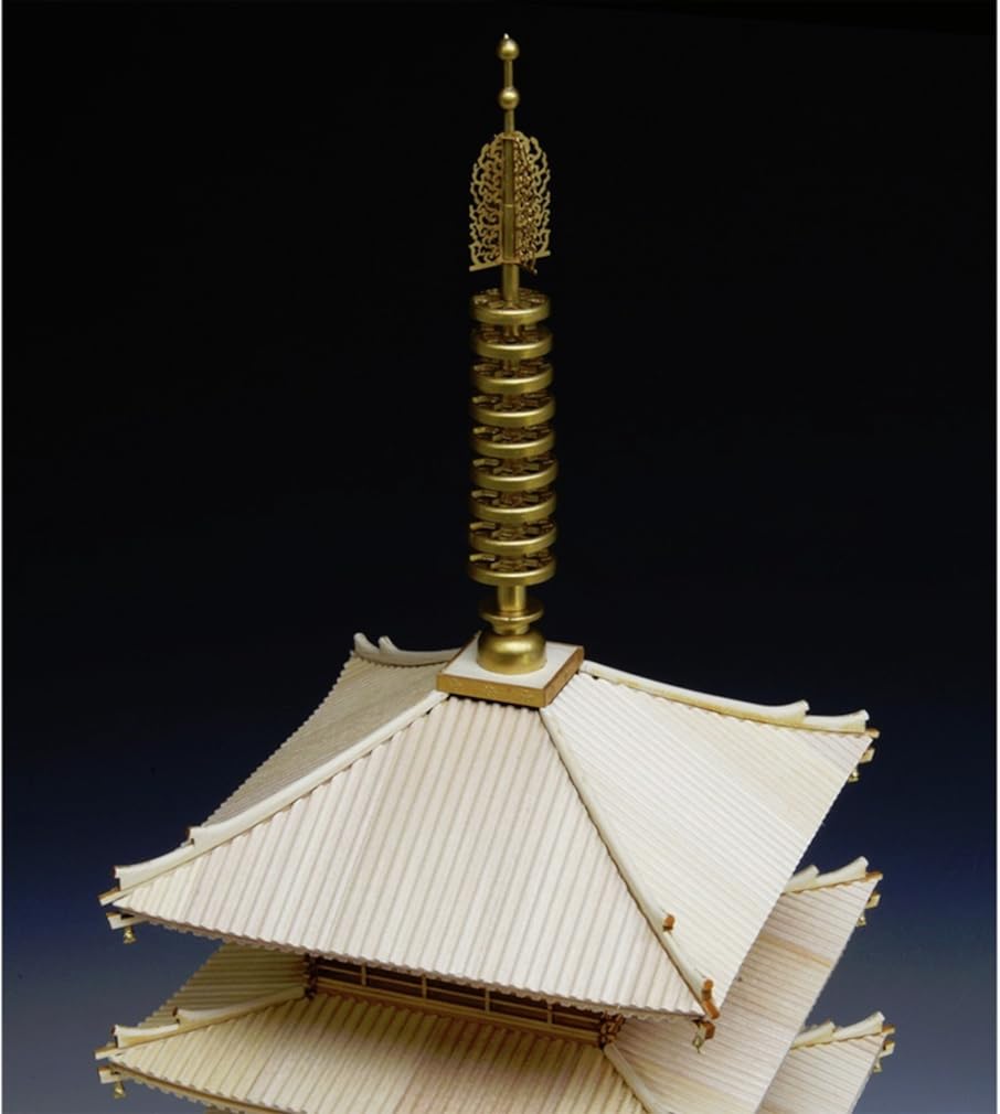 Woody Joe 1/75 Scale Daigoji Temple Five-Story Pagoda Wooden Model Assembly Kit (Building)