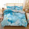 Luxury Black Marble Bedding Set 3D Duvet Cover Set Single Double Twin Full Size Teens Adults Bedclothes Soft Polyester Bed Linen