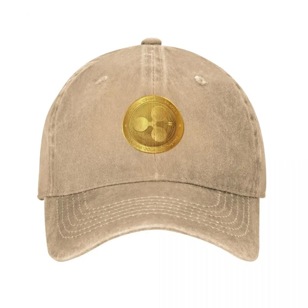 XRP Cryptocurrency  XRP LOGO Baseball Cap Sunhat Bobble Hat Trucker Cap Hip Hop Sun Hats For Women Unisexs