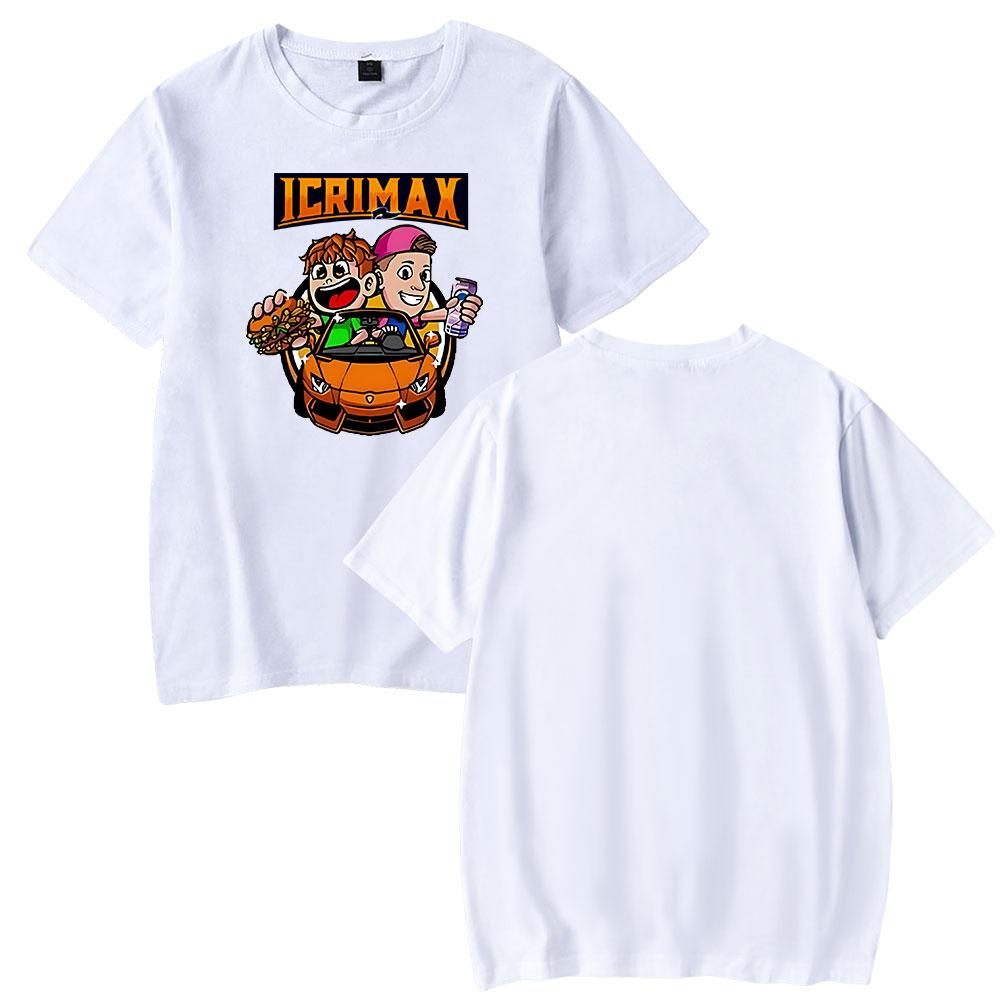 Women Men T-shirt Icrimax Print Tshirt Summer Casual Woman Man Clothing Fashion T Shirts