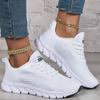 [Breathable Mesh Sneakers] Lightweight Breathable Mesh Sneakers - Non-Slip EVA Sole, Comfortable Ankle Support, Lace-Up Low-Top Running & Tennis Shoes