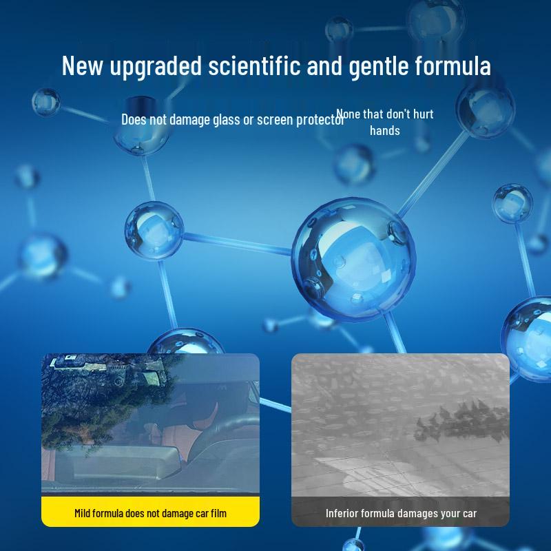 Powerful Windshield Oil Film Remover and Rainproof Foam Cleaner