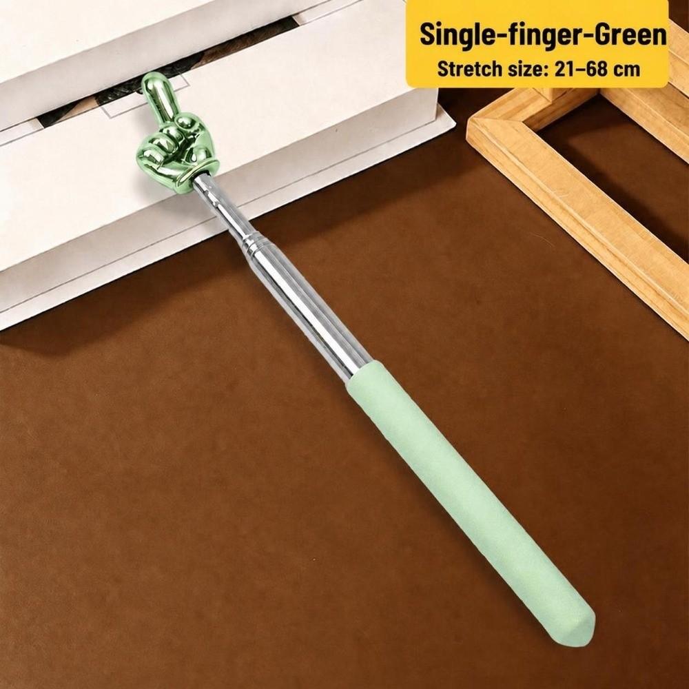 Finger Design Retractable Reading Stick Extendable Teaching Stick Pointing Rod  Kids Reading