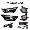 LED DRL Fog Lamps For Ford Ranger Raptor    Daytime Running Lights Car Front Bumper Driving Daylight White Yellow