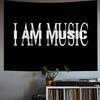 P-Playboi I Am Music Carti Tapestry Custom Living Bedroom Party Dormitory Interior Wall Bohemian Decoration Attached Clip