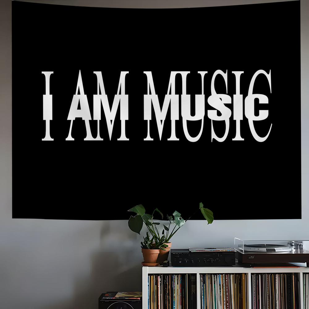 P-Playboi I Am Music Carti Tapestry Custom Living Bedroom Party Dormitory Interior Wall Bohemian Decoration Attached Clip