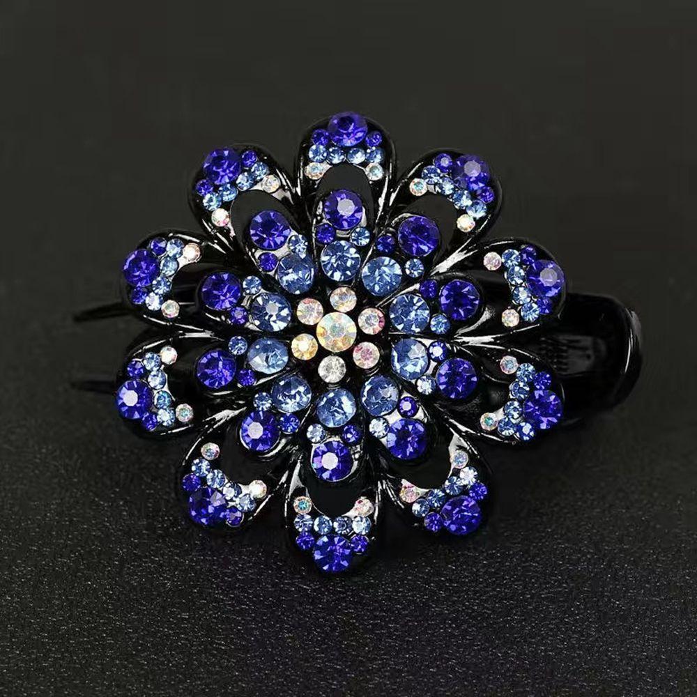 Headwear Korean Style Hairpin Female Hair Accessories Rhinestone Duckbill Clip Flower Hair Clip