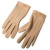 Touch Screen Keep Warm Gloves Solid Color Winter Mittens Thickened Thermal Gloves  Man