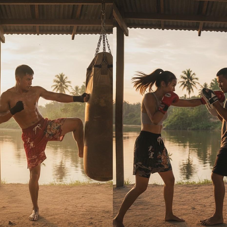 Tiger Muay Thai Boxing Kickboxing Training Shorts Print Quick Dry Martial Art Boxer Unisex Men Women Kid Fighting Fitness Sport Gym Workout