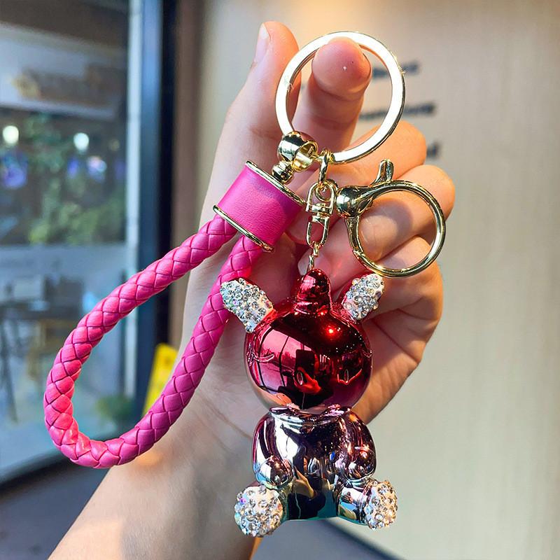 Unicorn Delightful Resin Keychain With Sparkly Rhinestones For Various Celebrations