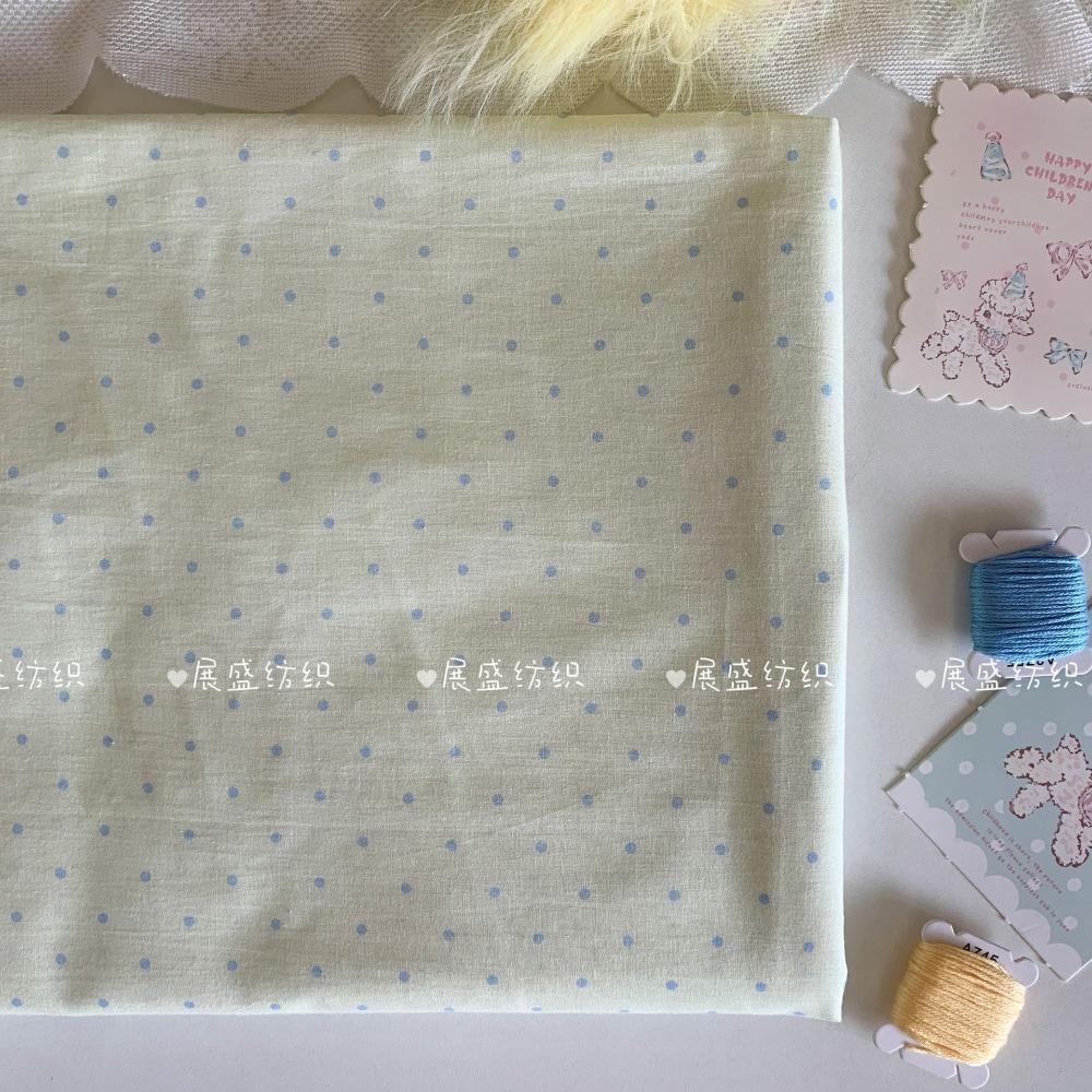 140x50cm Bavlna 60s Malé puntíky Klasická látka s potiskem polka dot pro dětské, dámské oblečení, domácí oblečení, tašky Šicí látka
