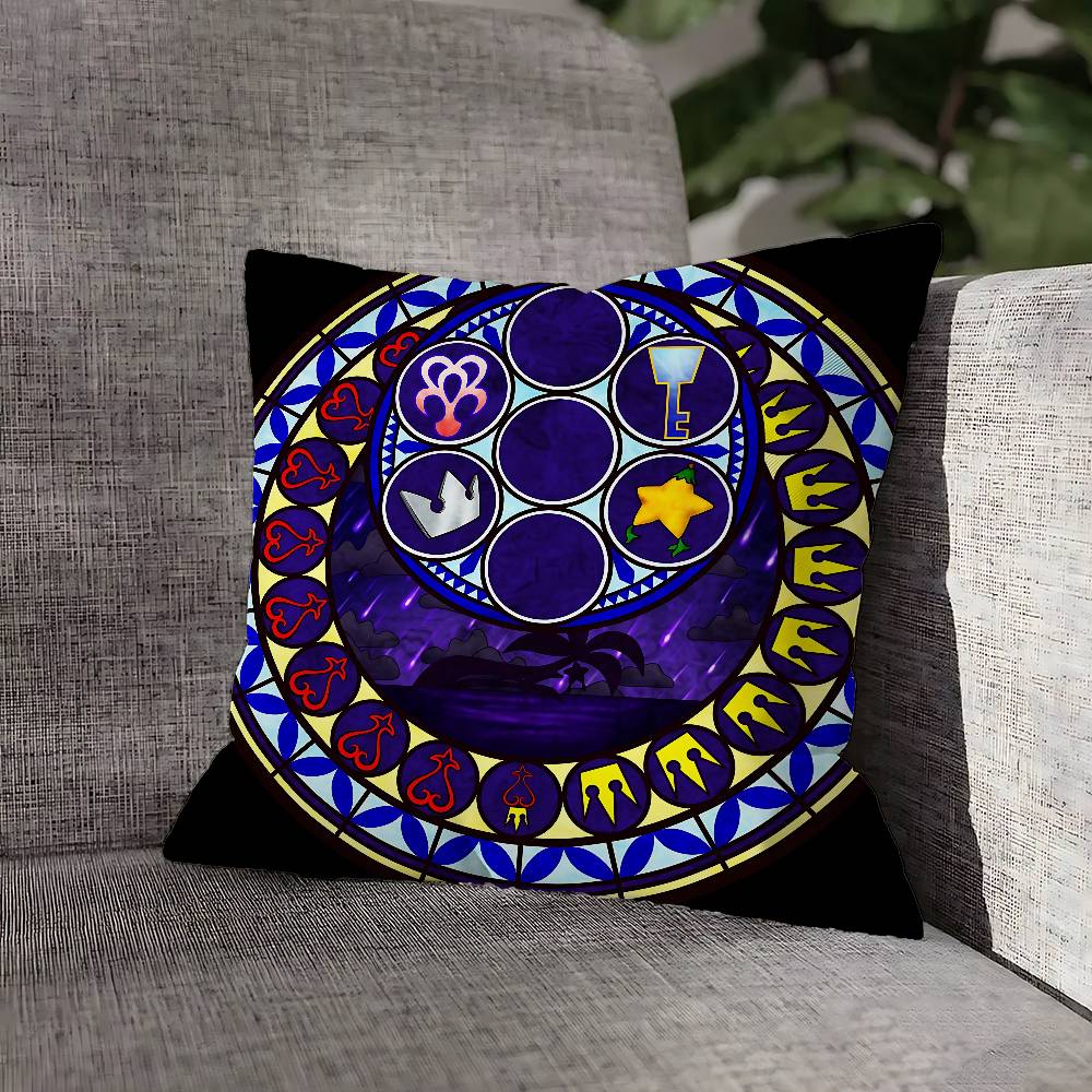 K-Kingdom Game H-Hearts Pillow Case For Sofa Decor Car Office Room Printing Cushion Cover Decorations and Protector