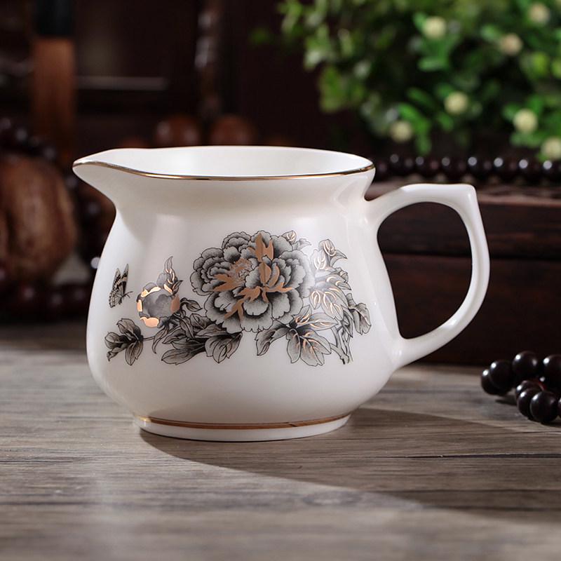 Tea Sea Blue & White Porcelain Gong Dao Bei: 250ml Spare Parts Milk Jug & Tea Separator Cold Pot.