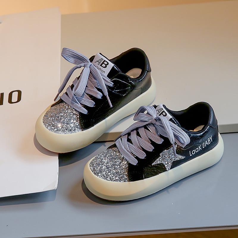 

Кроссовки Spring Star Kids Non-Slip White Lace-Up для мальчиков и девочек 2024 года Size 28, 17.8 cm