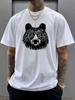 Black Bear Graphic Unisex's T-Shirt, Short Sleeve Crew Neck Casual Top