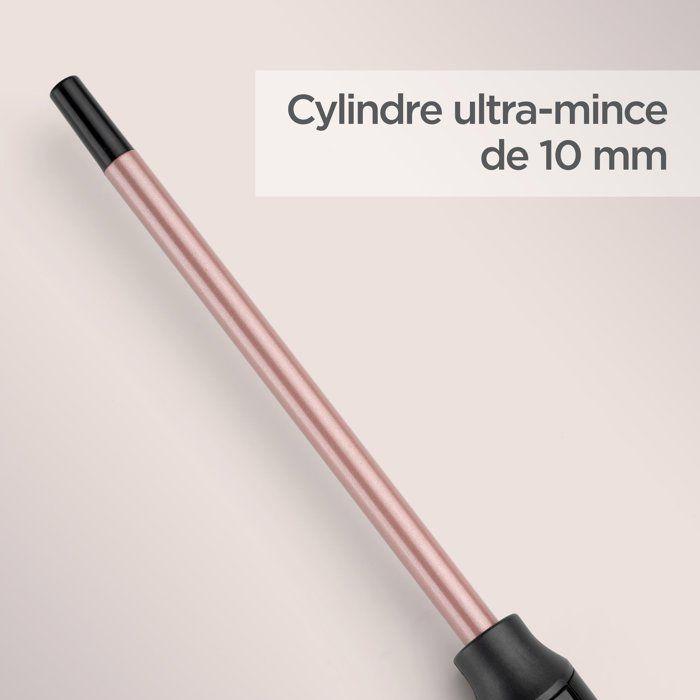 Boucleur manuel BABYLISS C449E - Diamètre 10mm - Chauffe ultra-rapide - Tapis et gant thermorésistants
