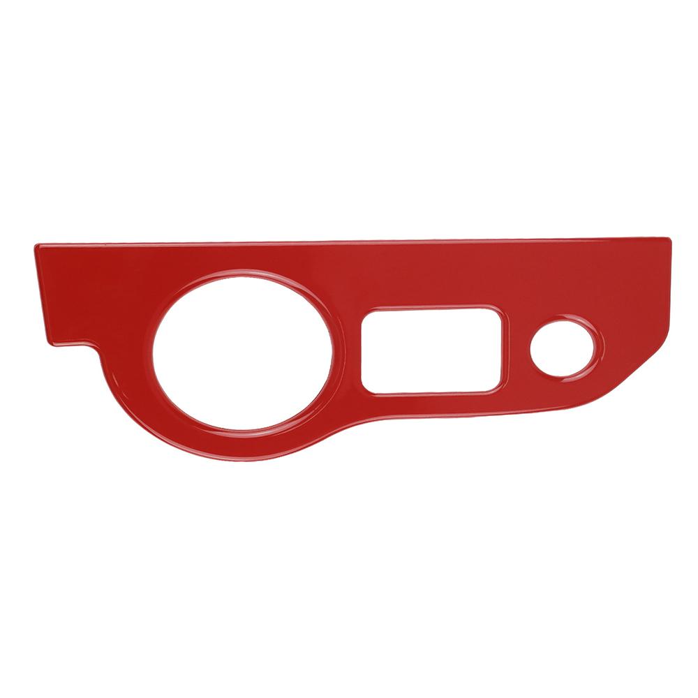 Car Interior Headlight Switch Button Cover Trim Red For Dodge Challenger Charger