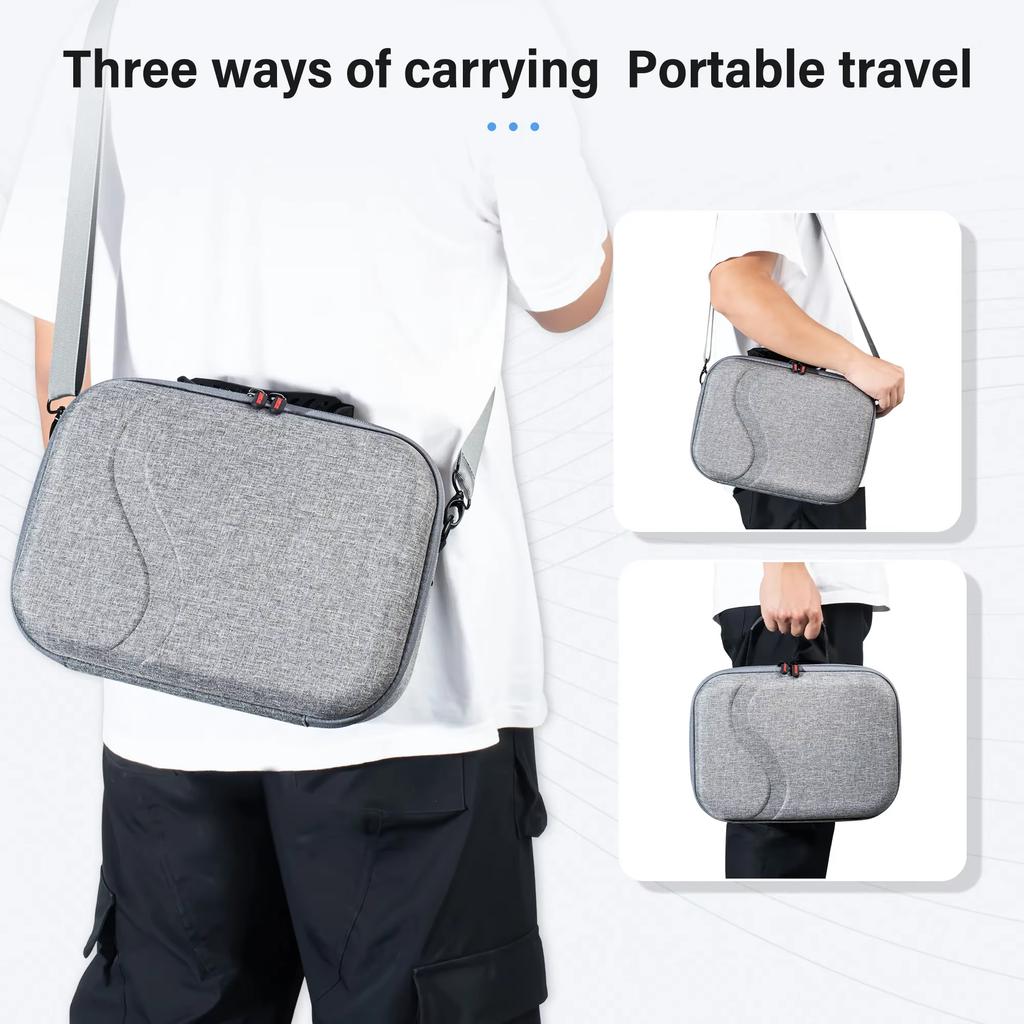 Shoulder Bag For Quest 3S/3 Large Hard Shell Bag Travel Carrying Box For Quest 3/3S Dust-proof Storage Bag VR Accessories