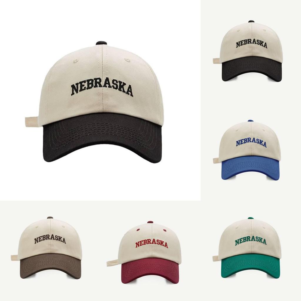 Padded Baseball Cap With Embroidered Lettering For Casual Outdoor Wear