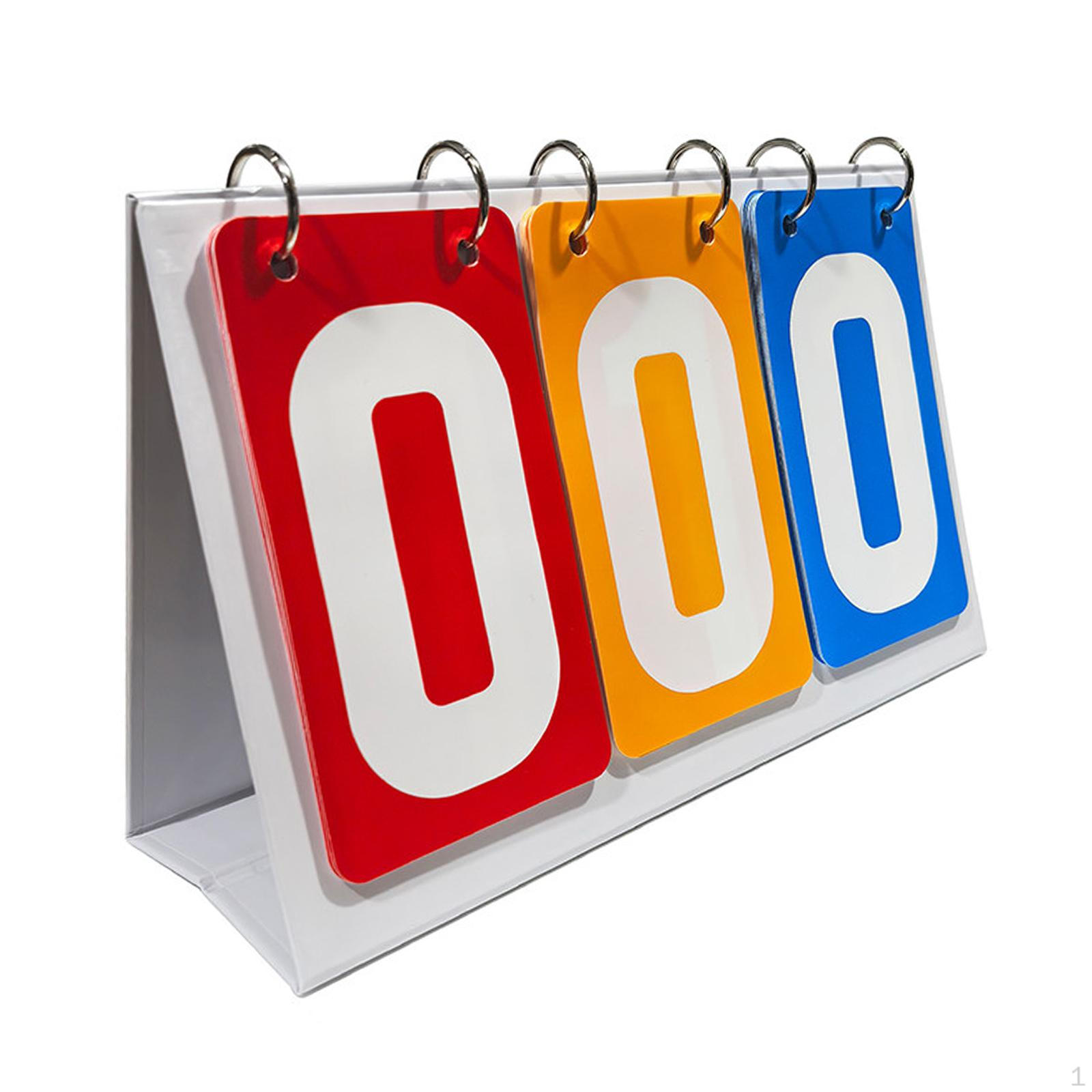 

Scoreboard with 3digit Display for Football And Baseball Competitions. red yellow blue