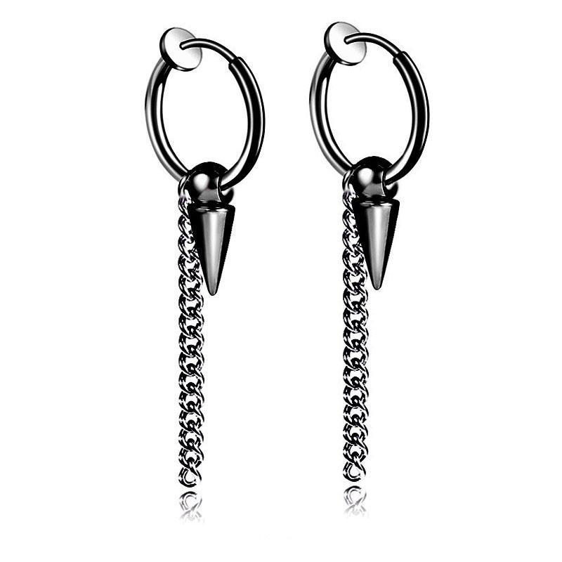 New Arrival Stainless Steel Stud Earrings Cross Star Scorpion Tassel For Women Men Fashion Hip Hop Ear Jewelry Gifts