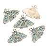 10pcs Enamel Butterfly Alloy Pendants Colorful Dropping Oil Necklace Charms For DIY Jewelry Bracelet Earrings Making Findings