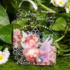 10 Pcs Flower Fairy Theme PET Shell Bare Hand Ledger Angel Figure Decorative Paper Stickers Scrapbooking Accessories